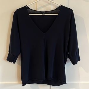 Worth New York Navy blue Dolman top